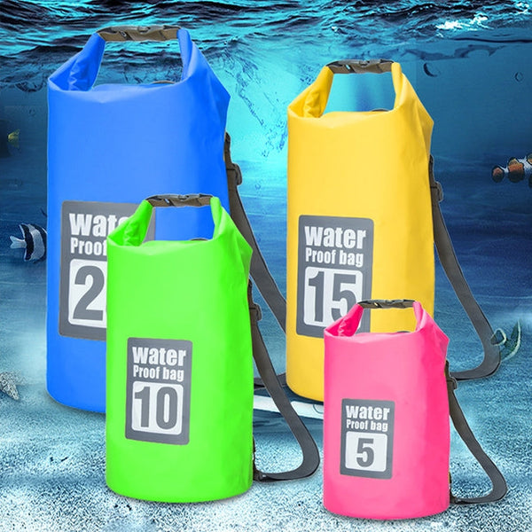 Outdoor Waterproof Dry Dual Shoulder Strap Bag Dry Sack, Capacity: 30L