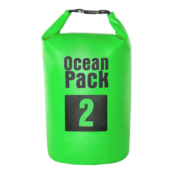 Outdoor Waterproof Bag Dry Sack PVC Barrel Bag, Capacity: 2L