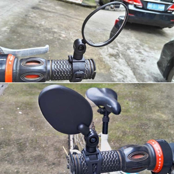 360 Degree Rotation Mountain Bike Bicycle Quick Release Silicone Rearview Reflector Mirror, Rearview Reflector Mirror