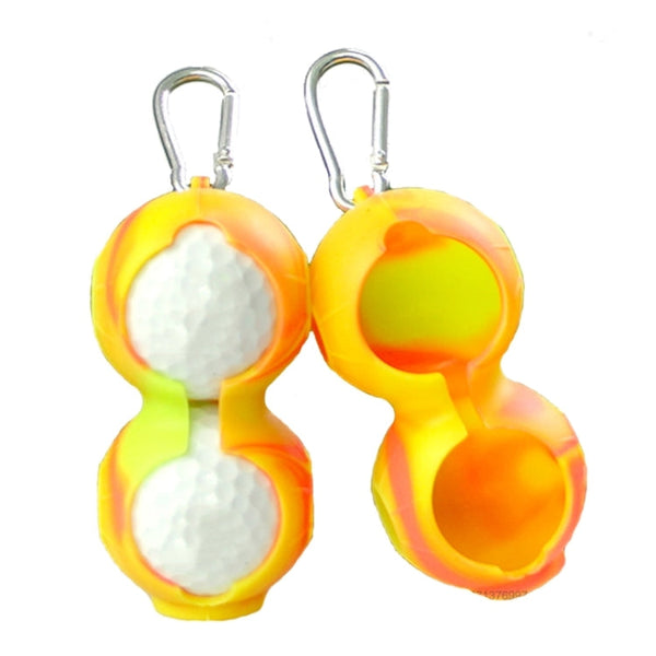 2 PCS Golf Silicone Double-ball Protective Sleeve, 2PCS Sleeve Bright Yellow, 2PCS Sleeve Pink, 2PCS Sleeve Dark Blue, 2PCS Sleeve Green, 2PCS Sleeve Red, 2PCS Sleeve Rose Red, 2PCS Sleeve Yellow, 2PCS Sleeve Black