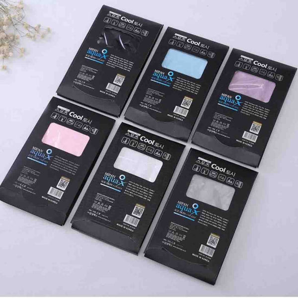5 Boxes New Style Ice Silk Sleeves Fresh and Cool UV Protection Oversleeve, Open Fingers Style