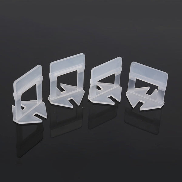 100 PCS 2.0mm Lengthen Tile Leveling System Clips Kit Wall Floor Tile Spacer Tiling Tool  for Paving Locator Tool OG6480