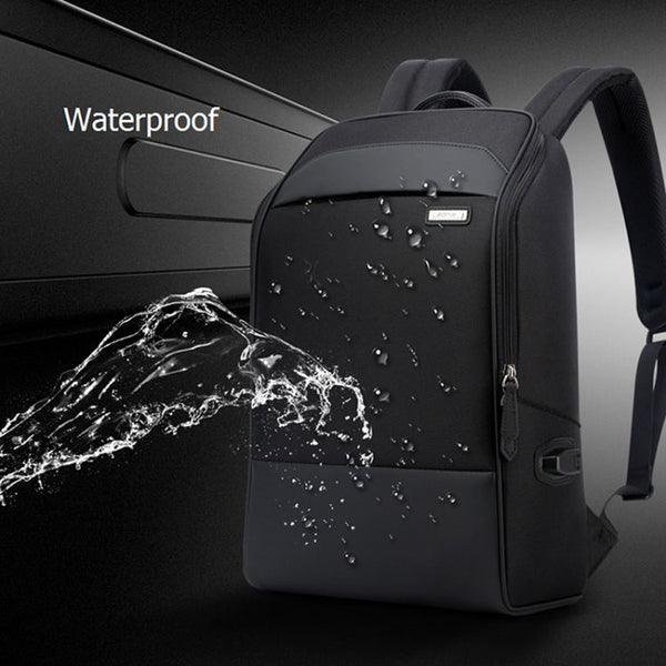 Bopai 751-006881 Business Anti-theft Waterproof Large Capacity Double Shoulder Bag,with USB Charging Port, Size: 30x14x44cm