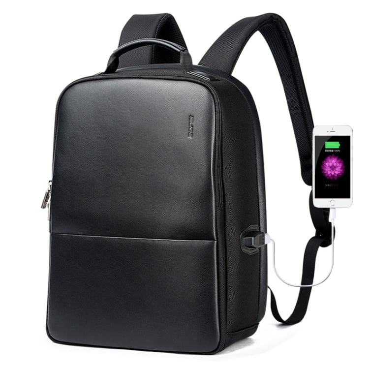 Bopai 751-006431 Business Waterproof Anti-theft Large Capacity Double Shoulder Bag,with USB Charging Port, Size: 27x16.5x40cm