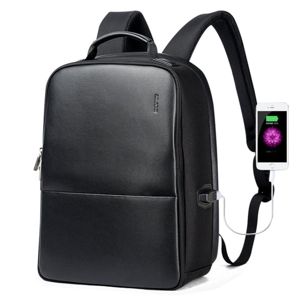 Bopai 751-006431 Business Waterproof Anti-theft Large Capacity Double Shoulder Bag,with USB Charging Port, Size: 27x16.5x40cm