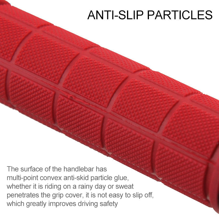 BaseCamp BC-607 1 Pair Bicycle MTB Bike Lock-on Rubber Handlebar Grips, BC-607