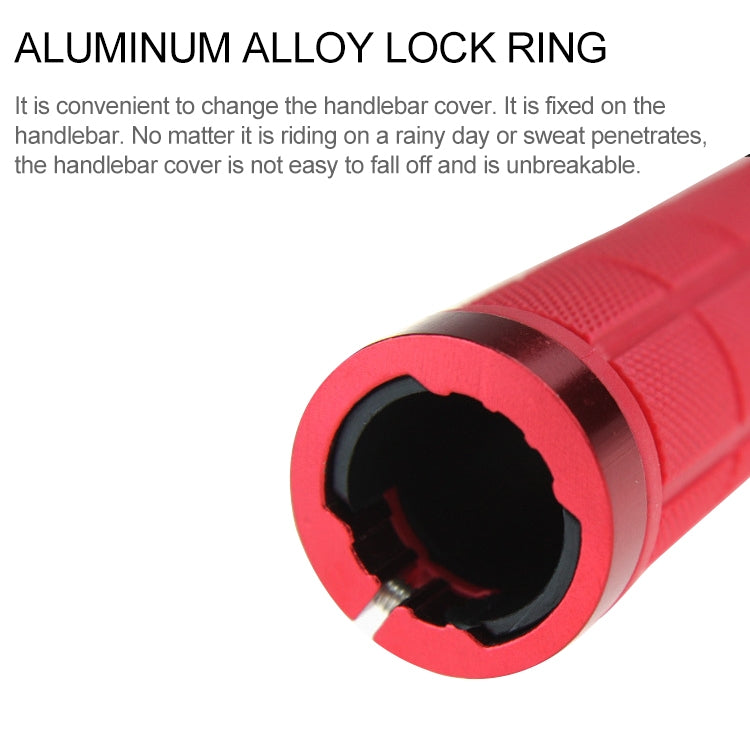 BaseCamp BC-607 1 Pair Bicycle MTB Bike Lock-on Rubber Handlebar Grips, BC-607