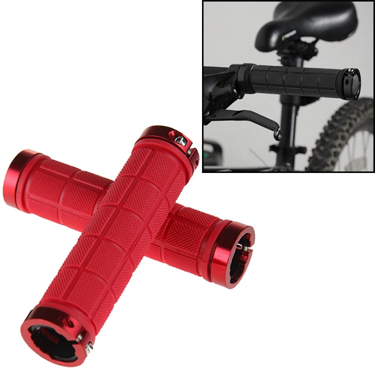 BaseCamp BC-607 1 Pair Bicycle MTB Bike Lock-on Rubber Handlebar Grips, BC-607