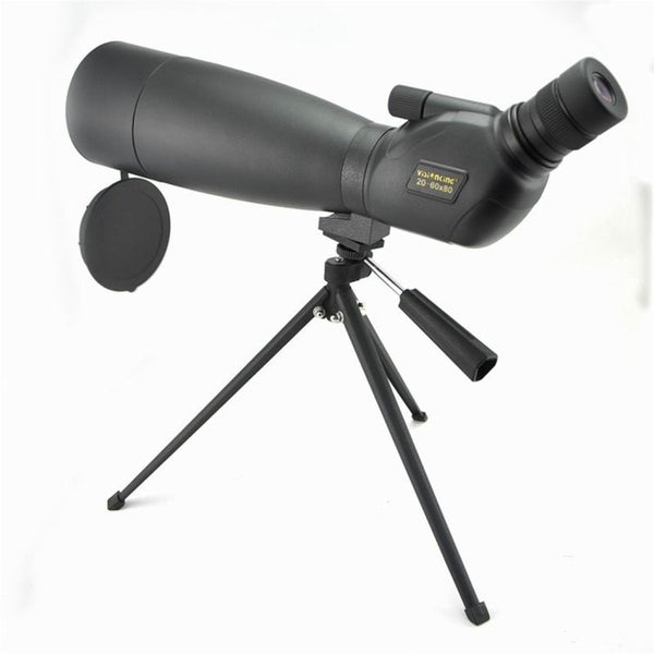 Visionking 20-60x80 Waterproof Spotting Scope Zoom Bak4 Spotting Scope  Monocular Telescope for Birdwatching / Hunting, With Tripod, 20-60x80