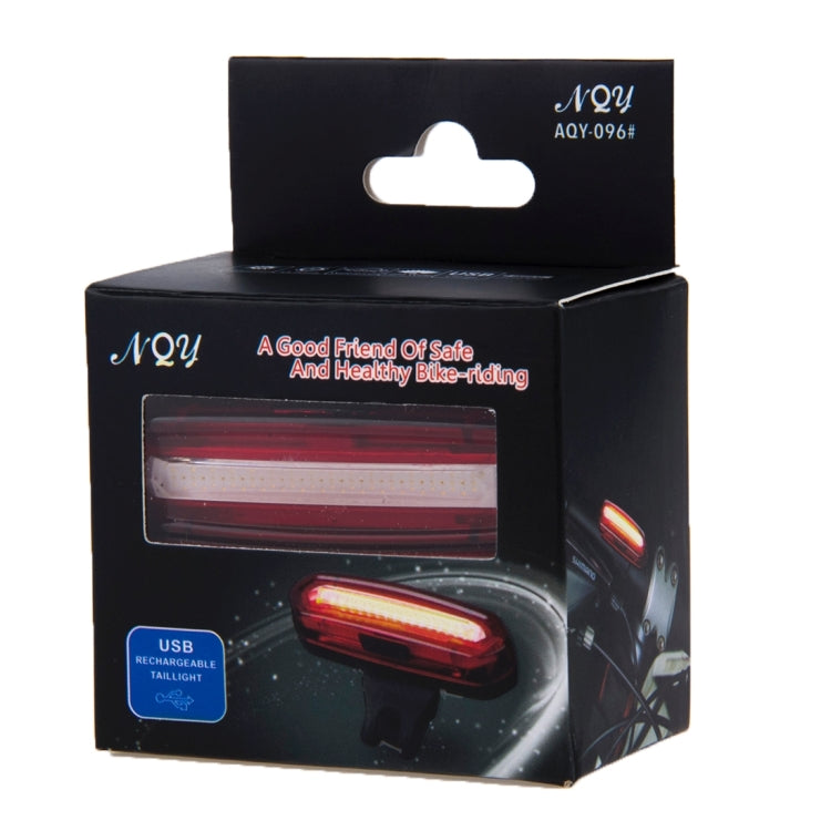 AQY-096 IPX4 Detachable USB Rechargeable Dual Color LED Bike Taillight