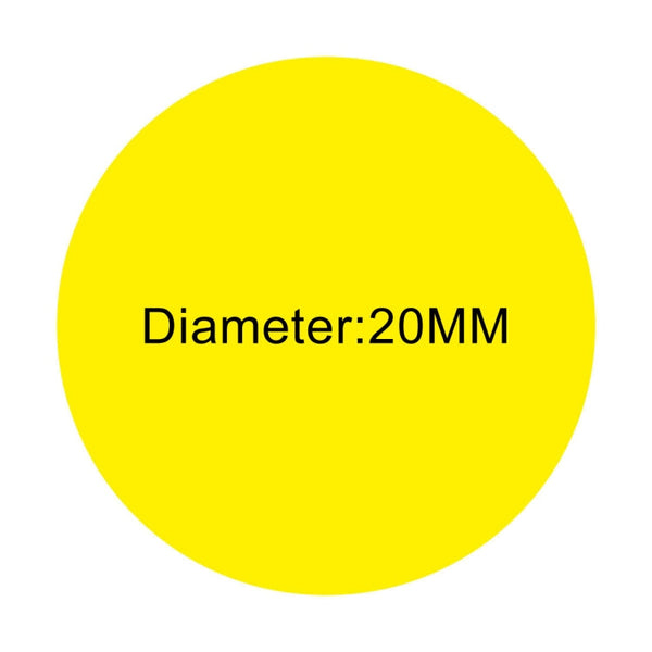 1000 PCS Round Shape Self-adhesive Colorful Mark Sticker Mark Label