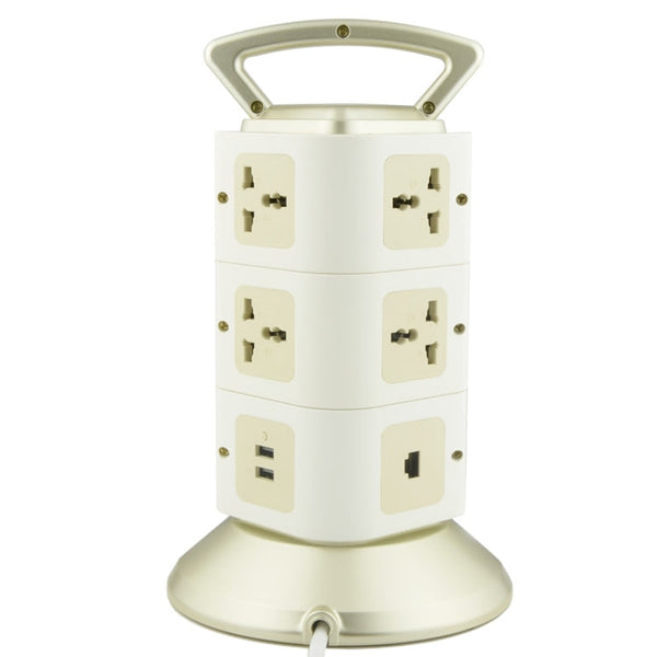 VONETS WiFi-SB-L3 3 Layers with 8 Outlets + 2 USB Ports + RJ45 Port 300Mbps WiFi Repeater Smart Power Sockets, EU Plug, Cable Length: 2m