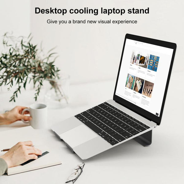 Aluminum Cooling Stand for Laptop, Suitable for Mac Air, Mac Pro,  iPad, and Other 11-17 inch Laptops