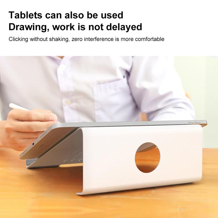 Aluminum Cooling Stand for Laptop, Suitable for Mac Air, Mac Pro,  iPad, and Other 11-17 inch Laptops