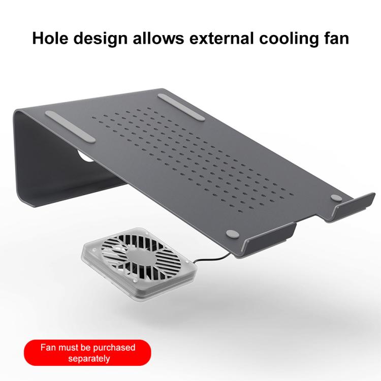 Aluminum Cooling Stand for Laptop, Suitable for Mac Air, Mac Pro,  iPad, and Other 11-17 inch Laptops