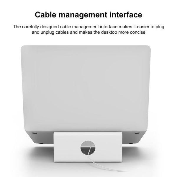 Aluminum Cooling Stand for Laptop, Suitable for Mac Air, Mac Pro,  iPad, and Other 11-17 inch Laptops