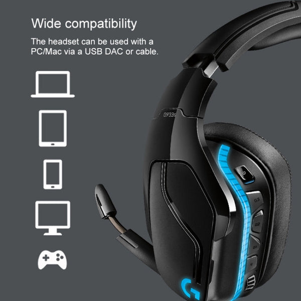 Logitech G933S Wireless Wired Dual-mode EarphoneDolby 7.1 Stereo Noise Reduction Competition Gaming Headset, G933S