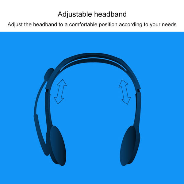 Logitech H110 Dual 3.5mm Audio Plugs Stereo Headset