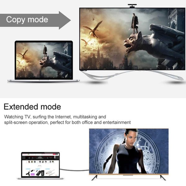 1.5m High Speed HDMI 19 Pin Male to HDMI 19 Pin Female Adapter Cable, Length: 1.5m