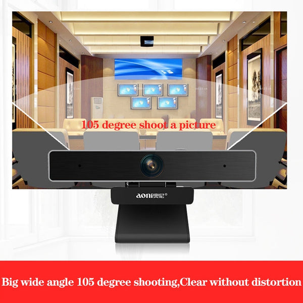 aoni C90 1080P HD Business Smart Computer Camera with Microphone, C90
