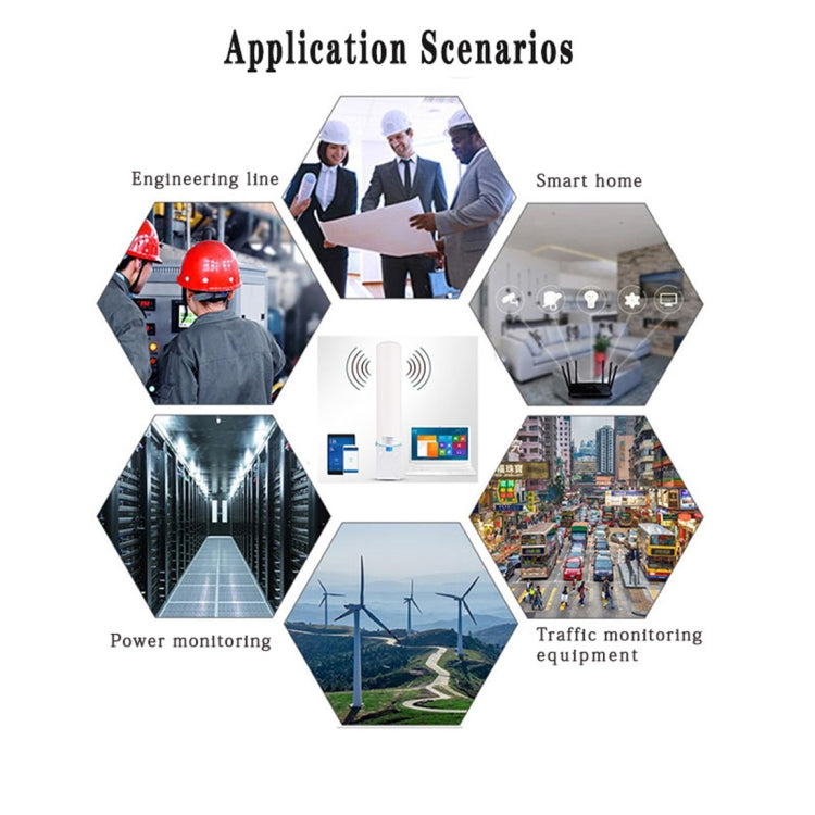 4G LTE WiFi 12DBi Omni External Barrel Antenna with SMA Male