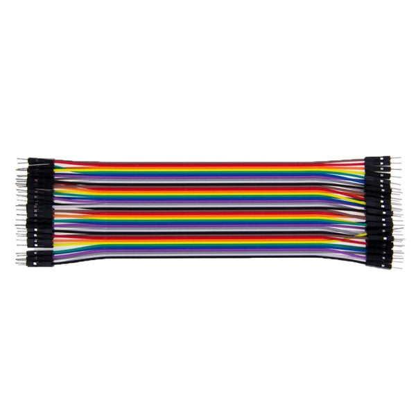 Multicolored  40 Pin Breadboard Jumper Wires Ribbon Cable