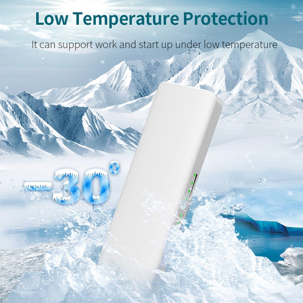 COMFAST CF-E312A Qualcomm AR9344 5.8GHz 300Mbps/s Outdoor ABS Wireless Network Bridge with POE Adapter