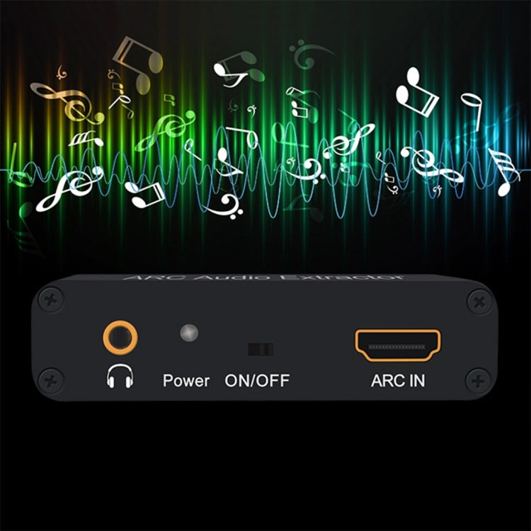 192KHz ARC Audio Extractor HDMI ARC to SPDIF + Coaxial + L/R Converter Audio Return Channel Adapter, 192KHz ARC