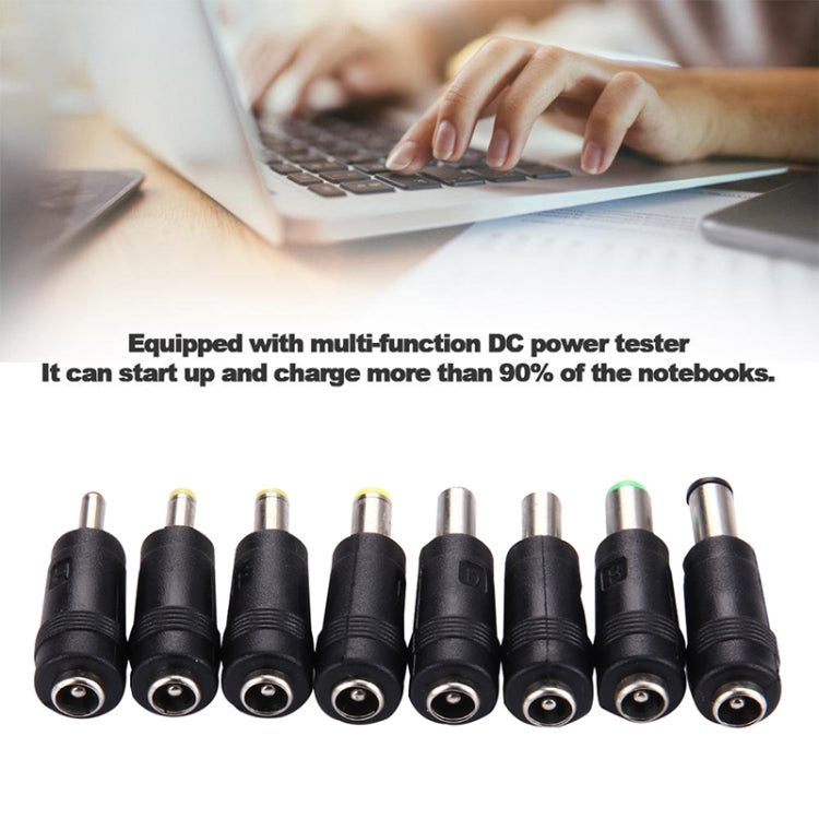 5.5x2.1mm Female to Multiple Male Interfaces 8 in 1 Power Adapters Set for HP / Sony / Acer / ASUS / DELL Laptop Notebook, 8 in 1 Power Adapters
