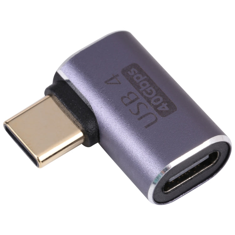 40Gbps USB-C / Type-C Male to Female Elbow Adapter