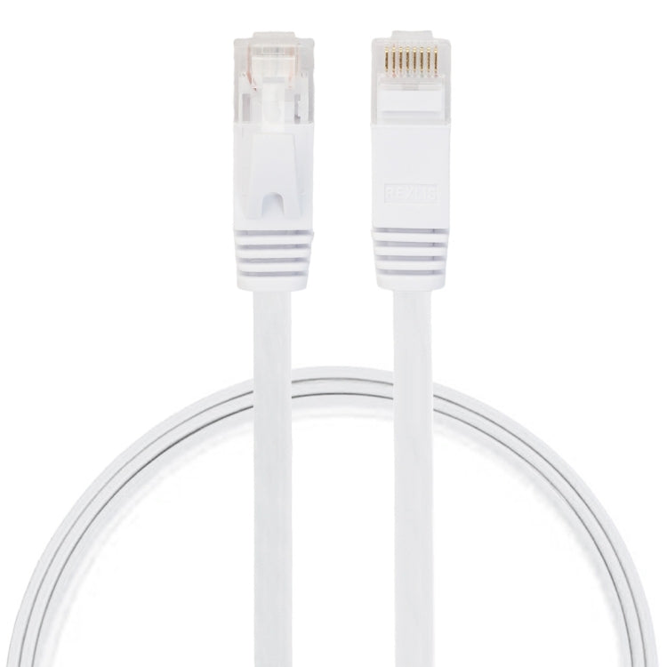 0.5m CAT6 Ultra-thin Flat Ethernet Network LAN Cable, Patch Lead RJ45, Length: 0.5m