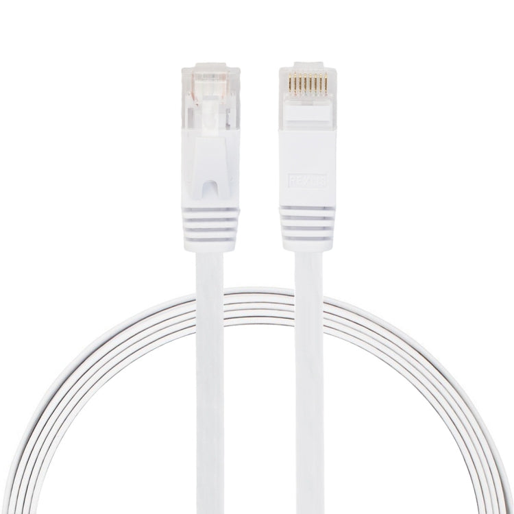1m CAT6 Ultra-thin Flat Ethernet Network LAN Cable, Patch Lead RJ45, Length: 1m
