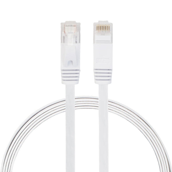 1m CAT6 Ultra-thin Flat Ethernet Network LAN Cable, Patch Lead RJ45, Length: 1m