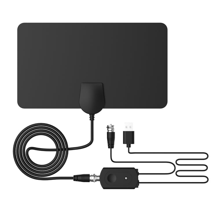 AN-1001 5dBi/25dBi Indoor  HDTV Antenna with Dual-side Sticker, VHF170-230/UHF470-862MHz, AN-1001