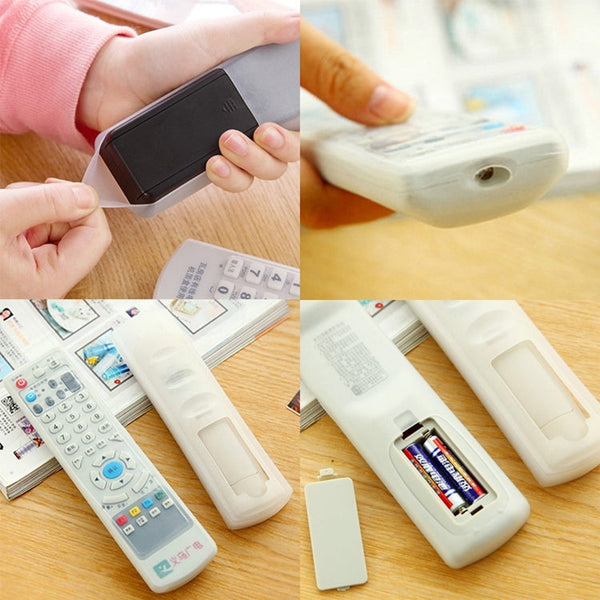 5 PCS Long Design Air Conditioning Remote Control Silicone Protective Cover, Size: 16*5.5*2cm, 16*5.5*2cm