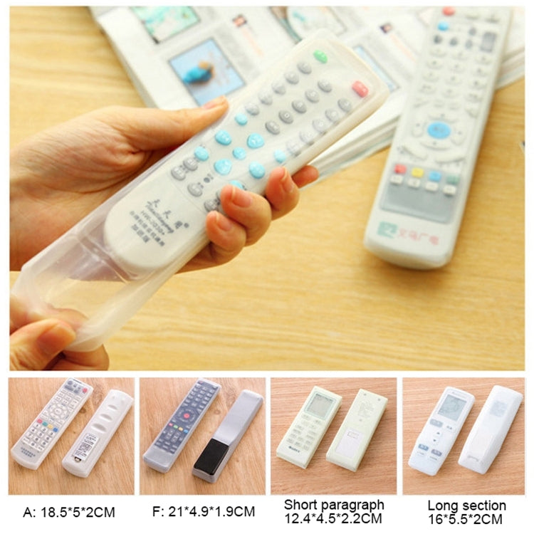 5 PCS Long Design Air Conditioning Remote Control Silicone Protective Cover, Size: 16*5.5*2cm, 16*5.5*2cm