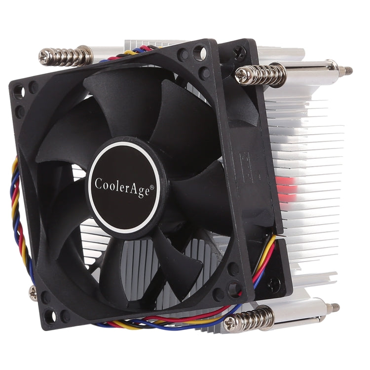4Pin CPU Cooler Mute Silent Fan Heat Sink for Intel 1155 / 1151 / i3 / i5, Intel 1155 / 1151 / i3 / i5