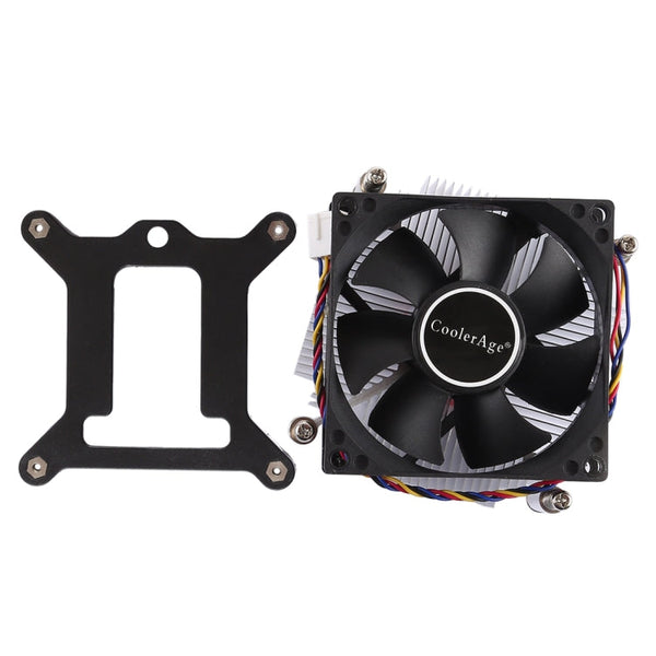 4Pin CPU Cooler Mute Silent Fan Heat Sink for Intel 1155 / 1151 / i3 / i5, Intel 1155 / 1151 / i3 / i5
