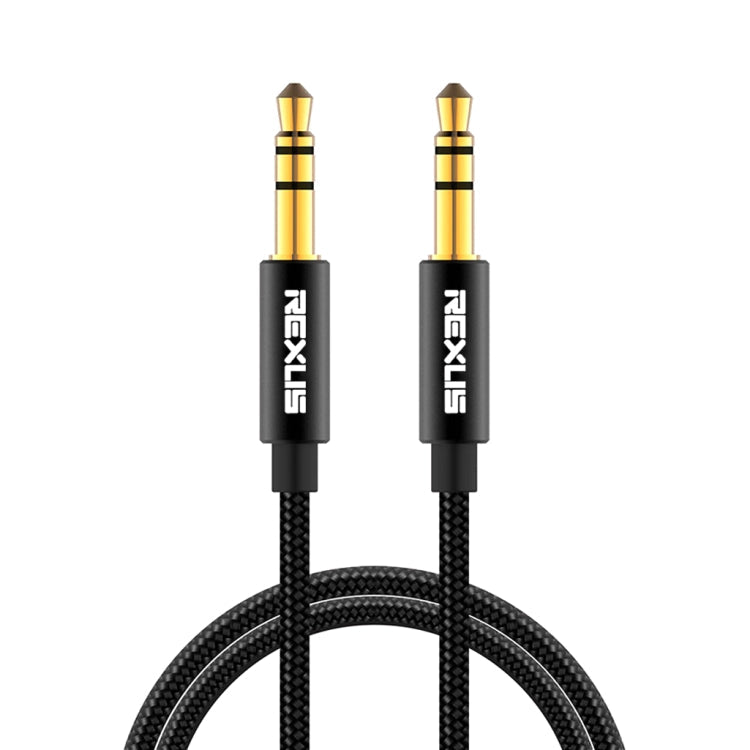 REXLIS 3629 3.5mm Male to Male Car Stereo Gold-plated Jack AUX Audio Cable for 3.5mm AUX Standard Digital Devices, Length: 1.8m, Length: 1.8m