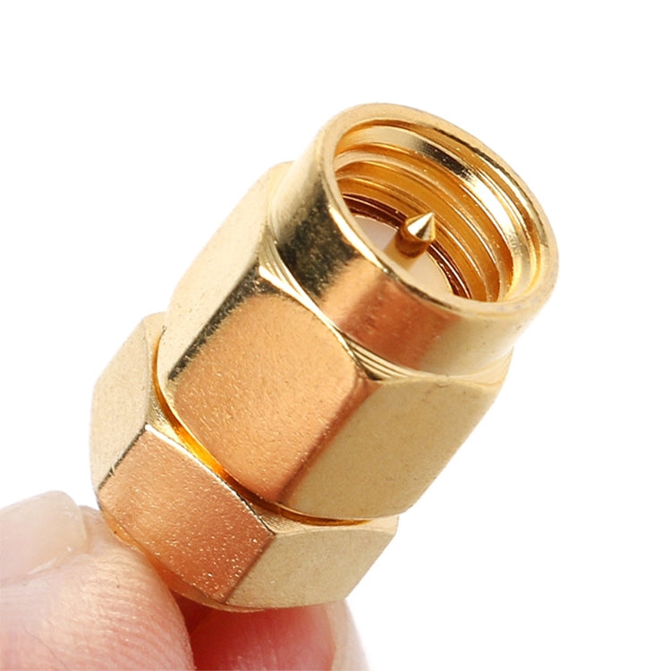 2 PCS SMA Male to SMA Male DAB Digital Radio Antenna Connector, SMA Male to Male