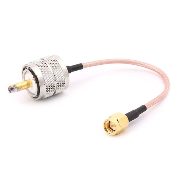 15cm UHF Male to SMA Male Pigtail Cable RF Coaxial Cable, UHF Male to SMA Male (Cable)