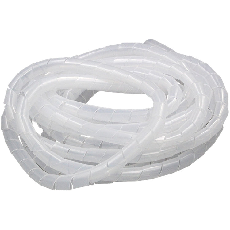 9m PE Spiral Pipes Wire Winding Organizer Tidy Tube, Nominal Diameter: 10mm