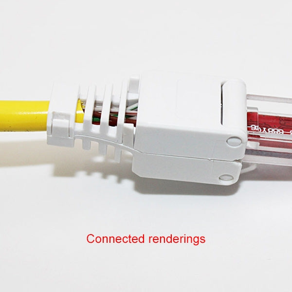 Tool-free Crimping RJ-45 Connector Modular Plug, Short Version Cat5e, Cat5e