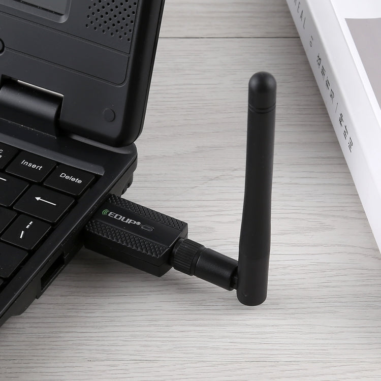 EDUP EP-AC1661 2 in 1 Bluetooth 4.2 + Dual Band 11AC 600Mbps High Speed Wireless USB Adapter WiFi Receiver, EP-AC1661 600Mbps