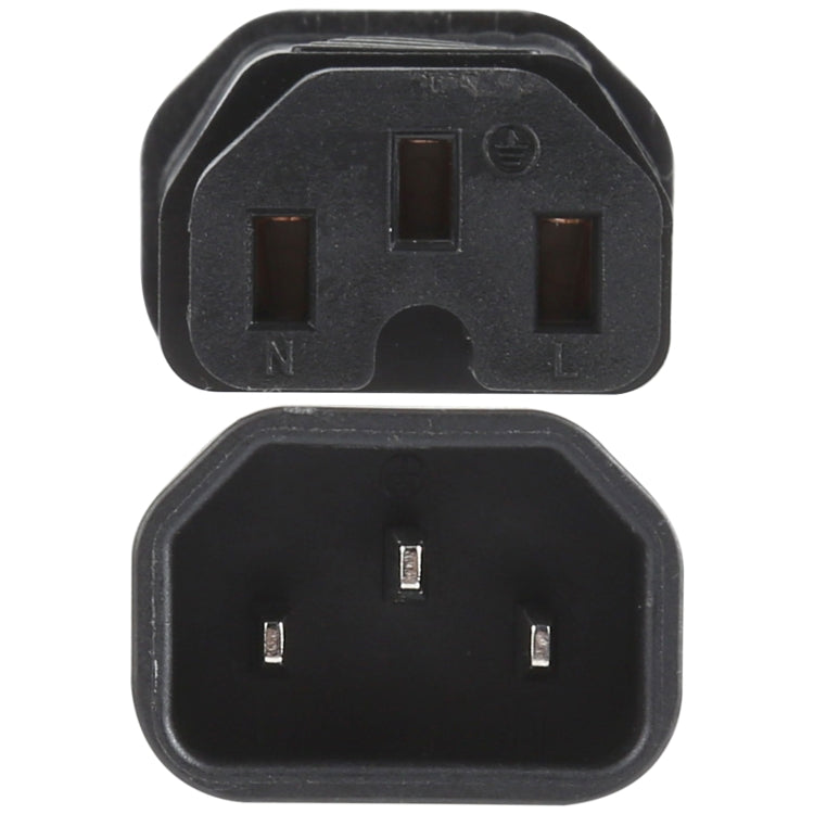 C13 to C15 Groove AC Power Plug Adapter Converter Socket, C13 to C15 Groove