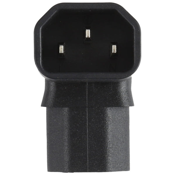 C13 to C14 Elbow (Up) AC Power Plug Adapter Converter Socket, C13 to C14 Elbow Up