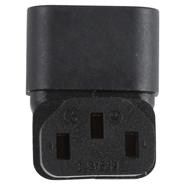 C13 to C14 Elbow (Up) AC Power Plug Adapter Converter Socket, C13 to C14 Elbow Up