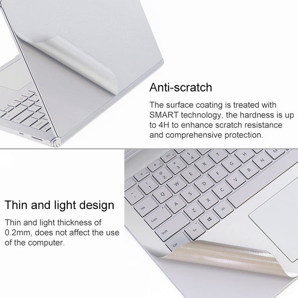 4 in 1 Notebook Shell Protective Film Sticker Set for Microsoft Surface Book 2 15 inch