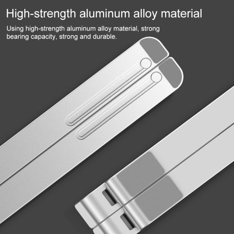 Portable Adjustable Laptop Stand Desktop Lifting Height Increase Rack Folding Heat Dissipation Holder, Style: Fan, Style: Fan