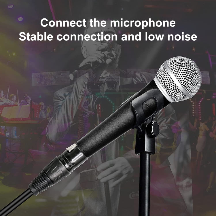 30cm Metal Head 3 Pin XLR CANNON Female to 2 RCA Male Audio Connector Adapter Cable for Microphone / Audio Equipment, 2 RCA Male